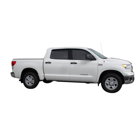 Auto Ventshade 894012 Low Profile Dark Smoke Ventvisor Side Window Deflector 4-Piece Set For 2007-2021 Toyota Tundra CrewMax