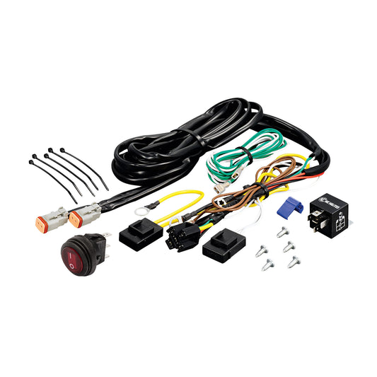 KC HiLiTES Wiring Harness with 40 Amp Relay and LED Rocker Switch 6315