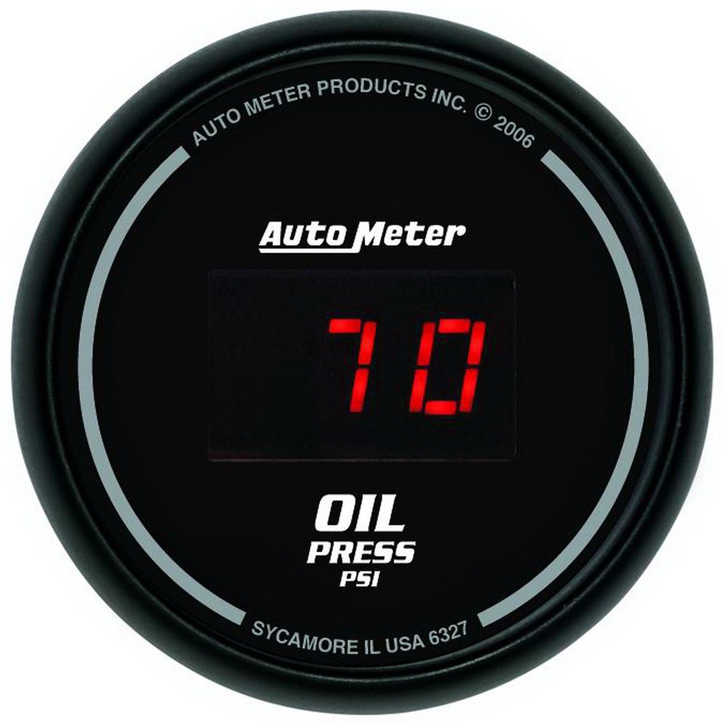 AutoMeter 2-1/16 in. OIL PRESSURE 0-100 PSI SPORT-COMP DIGITAL 6327