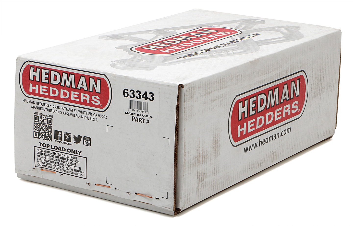 Hedman Hedders ELITE-86-95 WRANGLER 283-400- BLACK MAXX 63343