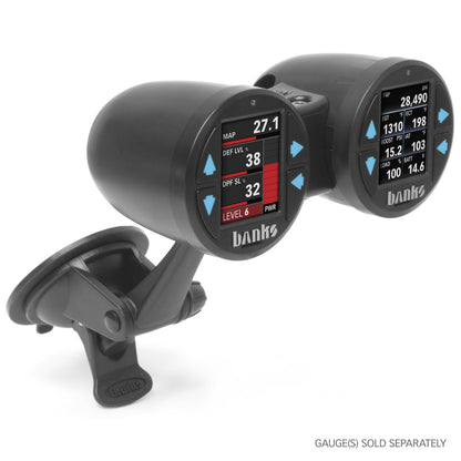 Banks Power Dual Gauge Pod Suction Mount 63344