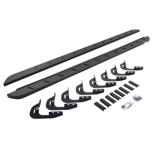 Go Rhino 63405880SPC RB10 Slim Line Running Boards With Mounting Brackets Textured Black
