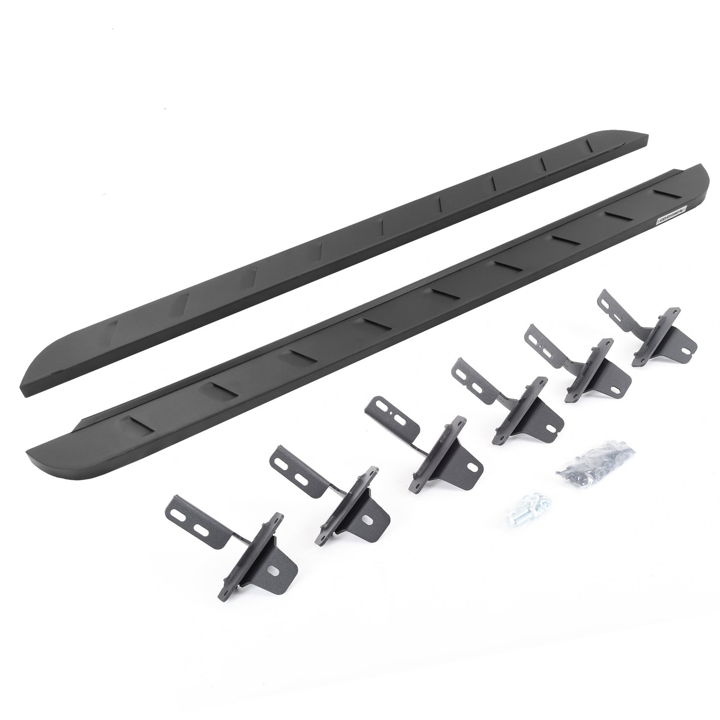 Go Rhino 63412973SPC RB10 Slim Line Running Boards With Mounting Brackets Textured Black