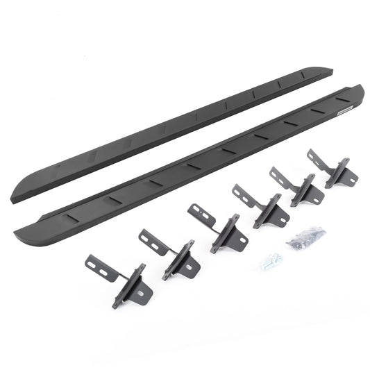 Go Rhino 63412973SPC RB10 Slim Line Running Boards With Mounting Brackets Textured Black