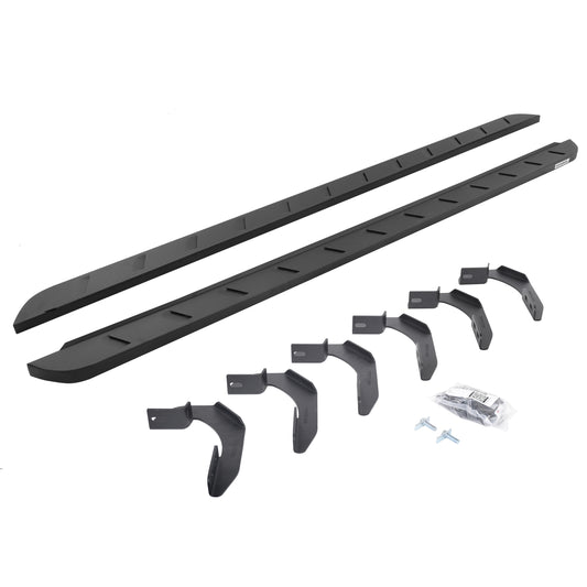 Go Rhino 63415087SPC RB10 Slim Line Running Boards With Mounting Brackets Textured Black