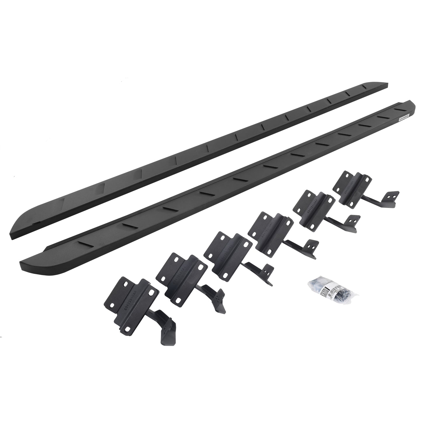 Go Rhino 63415587SPC RB10 Slim Line Running Boards With Mounting Brackets Textured Black