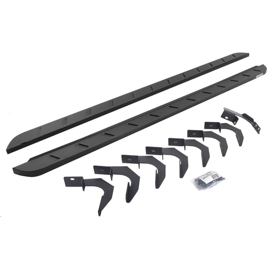 Go Rhino 63423580SPC RB10 Slim Line Running Boards With Mounting Brackets Textured Black