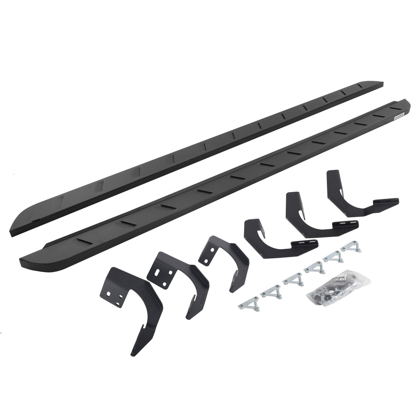 Go Rhino 63429980SPC RB10 Slim Line Running Boards With Mounting Brackets Textured Black