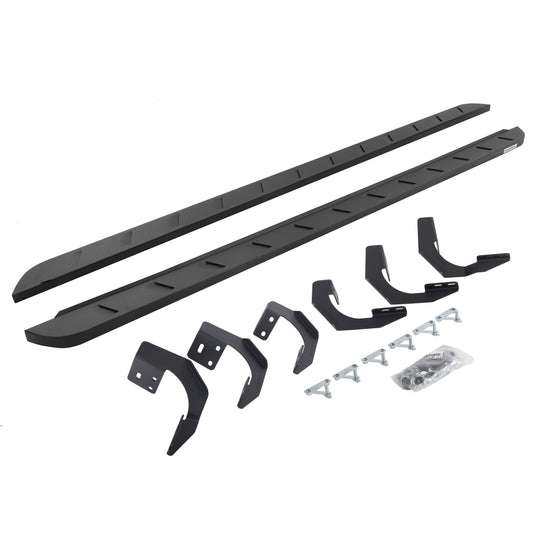 Go Rhino 63429980SPC RB10 Slim Line Running Boards With Mounting Brackets Textured Black
