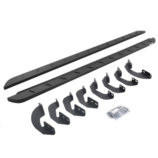 Go Rhino 63441580SPC RB10 Slim Line Running Boards With Mounting Brackets Textured Black