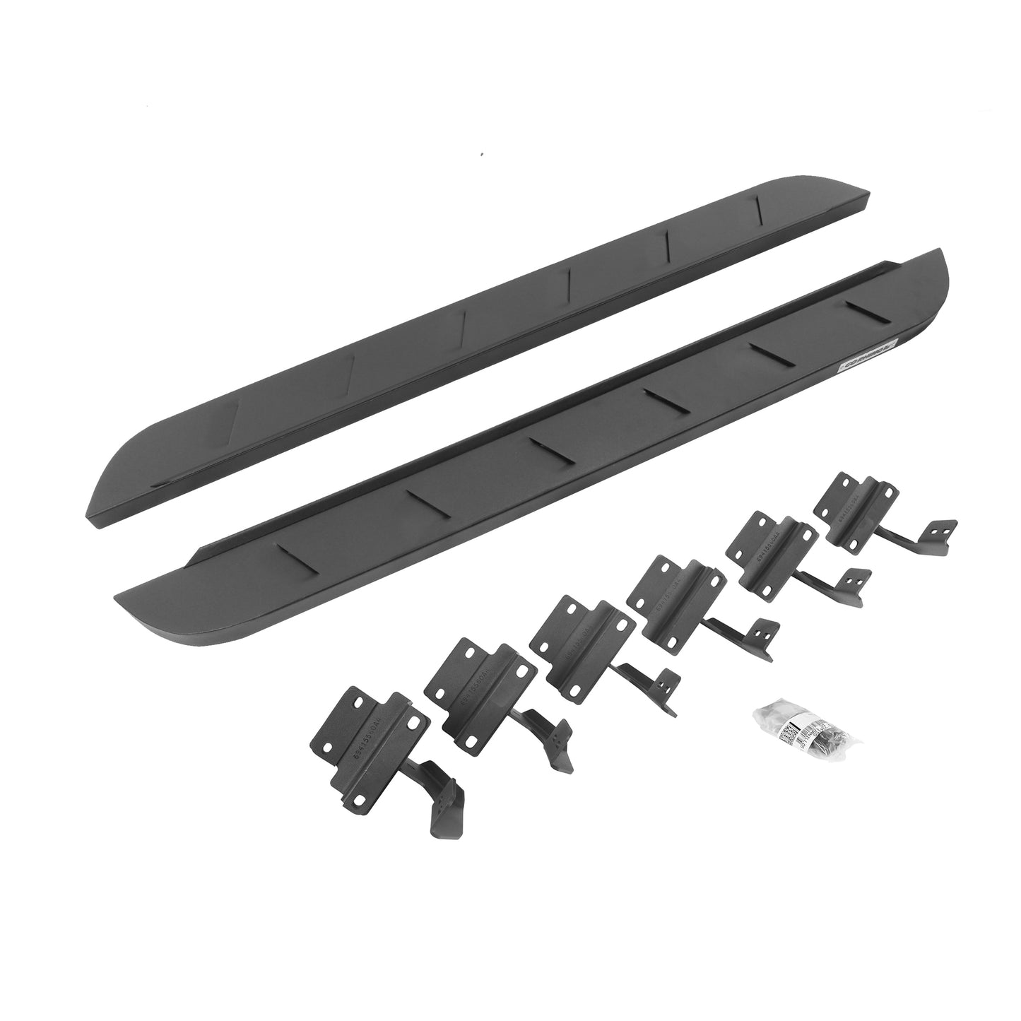 Go Rhino 634417348SPC RB10 Slim Line Running Boards With Mounting Brackets Textured Black