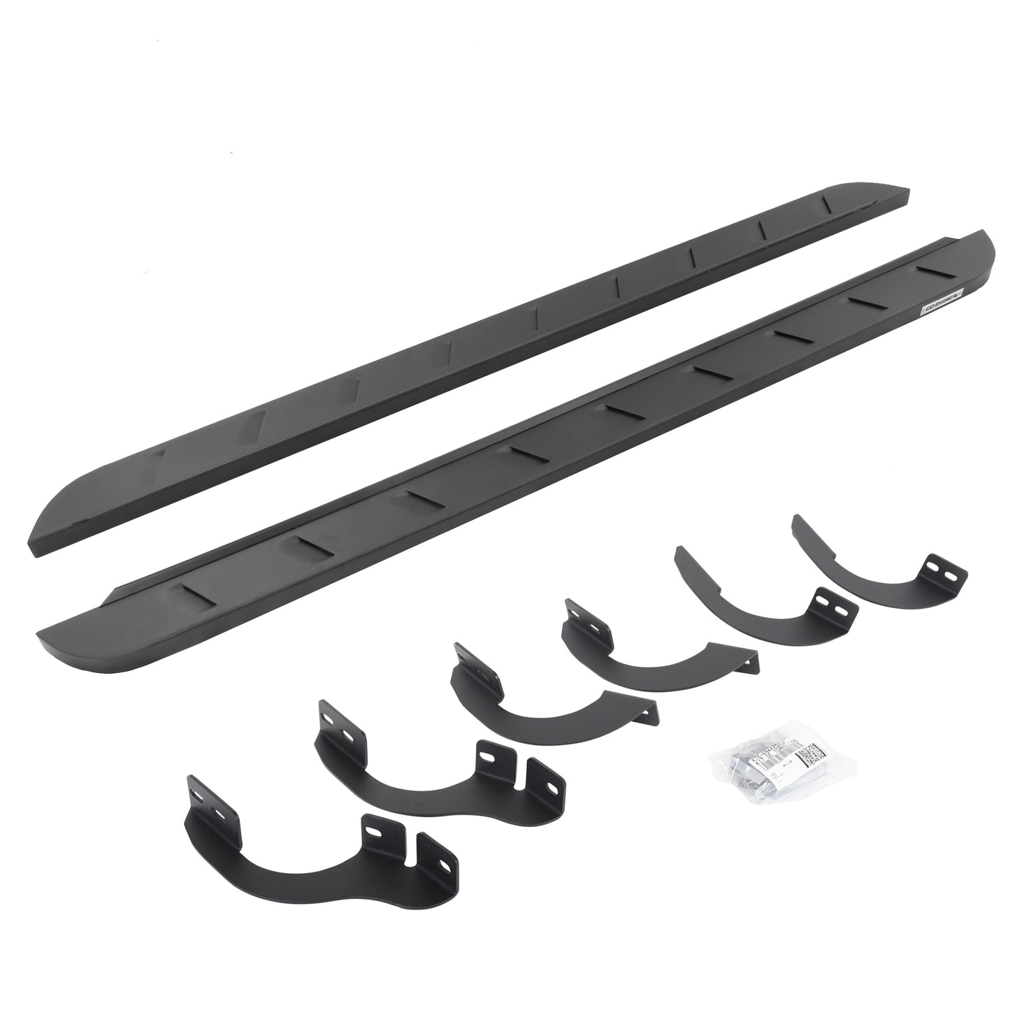 Go Rhino 63442568SPC RB10 Slim Line Running Boards With Mounting Brackets Textured Black
