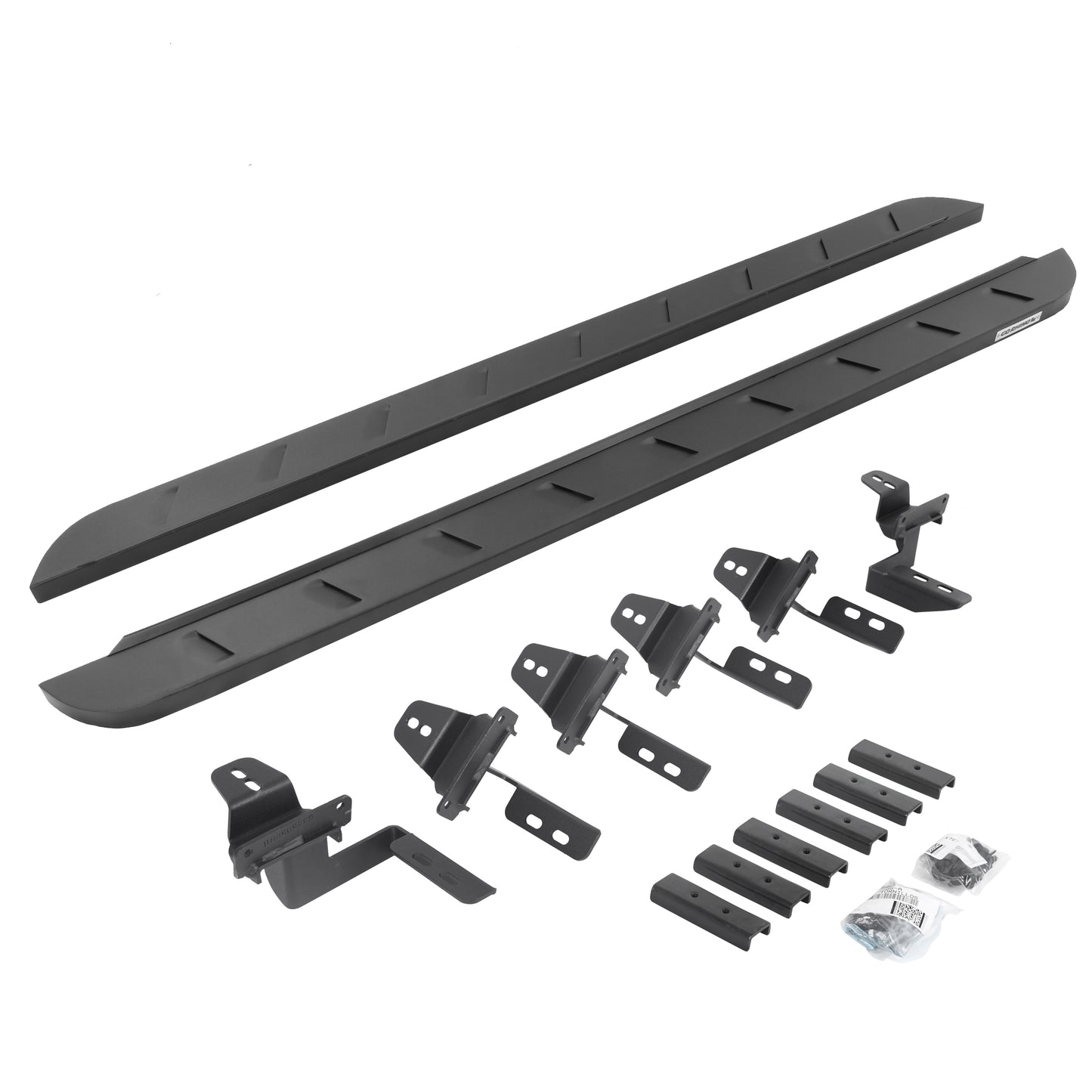 Go Rhino 63450568SPC RB10 Slim Line Running Boards With Mounting Brackets Textured Black