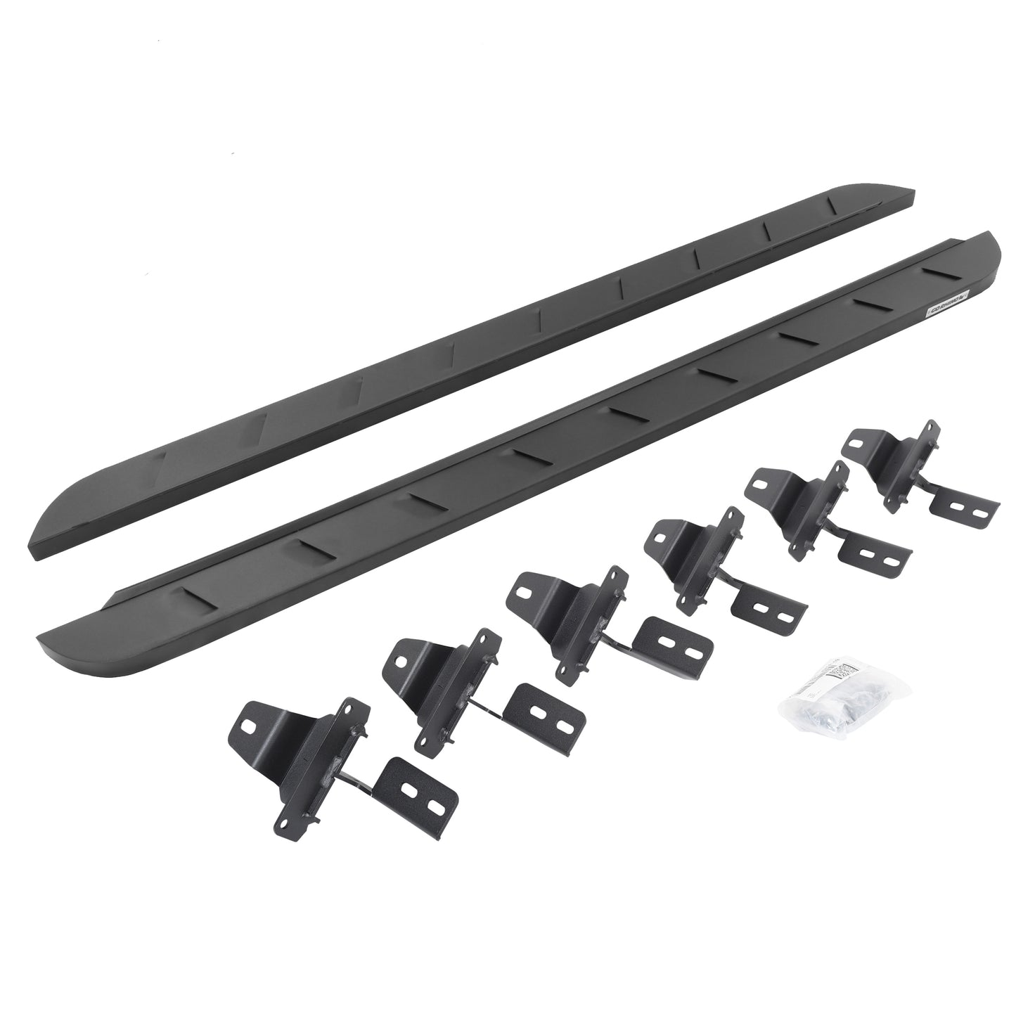 Go Rhino 63450673SPC RB10 Slim Line Running Boards With Mounting Brackets Textured Black