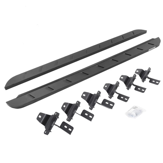 Go Rhino 63450673SPC RB10 Slim Line Running Boards With Mounting Brackets Textured Black