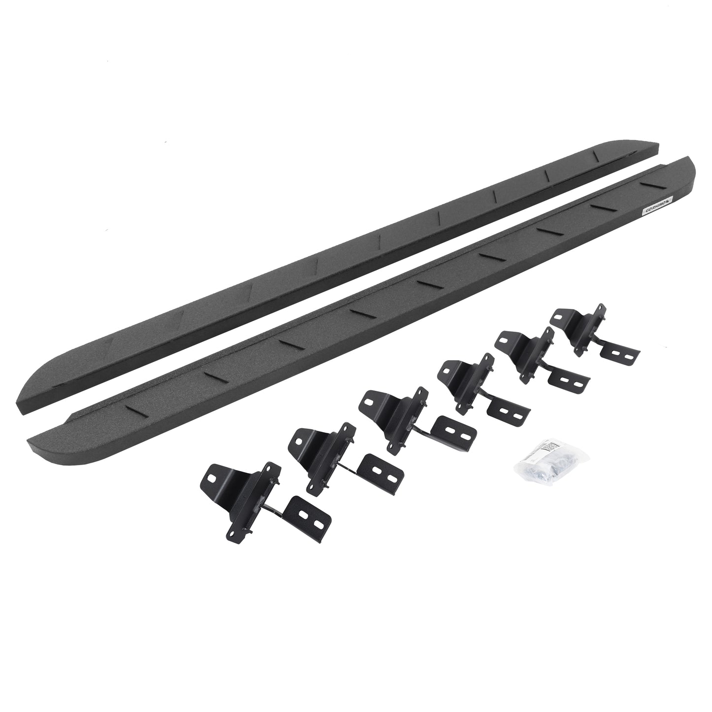 Go Rhino 63450673ST RB10 Slim Line Running Boards With Mounting Brackets Protective Bedliner Coating