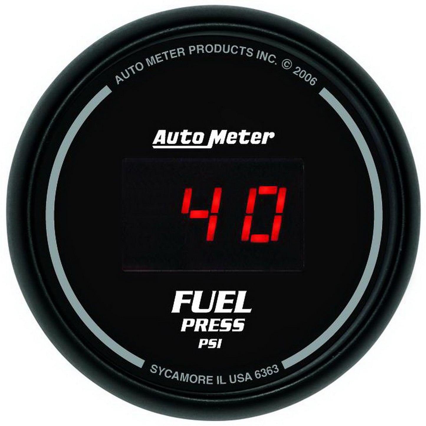 AutoMeter 2-1/16 in. FUEL PRESSURE 0-100 PSI SPORT-COMP DIGITAL 6363