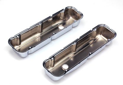 Trans-Dapt Performance Valve Covers Buick 350 1968-81 Chrome 6379