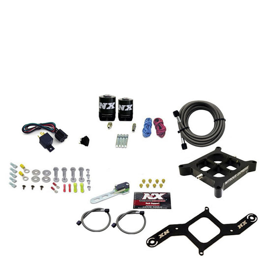 Nitrous Express 4150 SINGLE ENTRY CROSSBAR PLATE SYSTEM RNC (250-750HP) W/O BOTTLE NX-63840-00