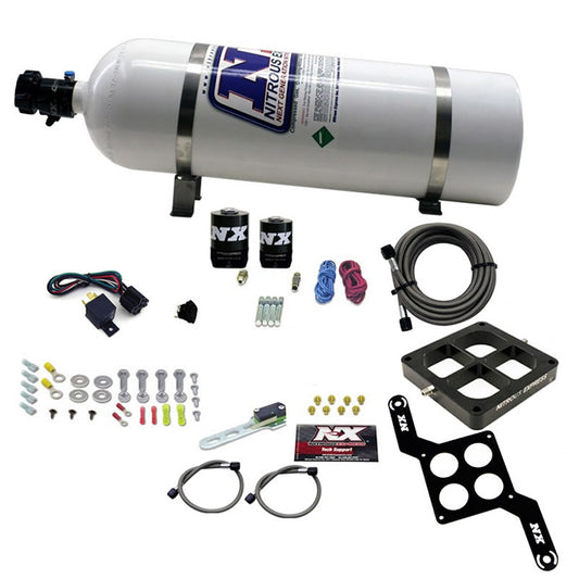 Nitrous Express DOMINATOR SINGLE ENTRY BILLET CROSSBAR RNC (250-750HP) W/15LBBOTTLE NX-63870-15