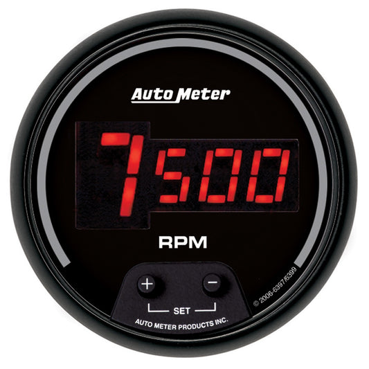 AutoMeter 3-3/8 in. IN-DASH TACHOMETER 0-10000 RPM SPORT-COMP DIGITAL 6397
