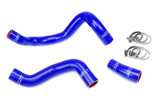 HPS Performance 3-ply Reinforced Silicone Replaces Rubber Radiator Coolant Hoses 57-1886-BLUE