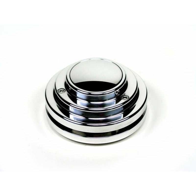IDIDIT Steering Wheel Adaptor; 9 Bolt Short Style w/Horn; Polished 2201100040
