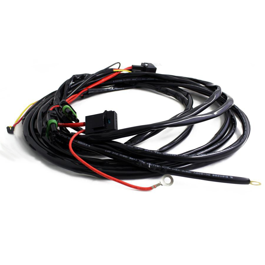 Baja Designs OnX6/S8/XL 3-Pin Hi-Beam 2-Light Max (150 Watts) Wiring Harness 640163