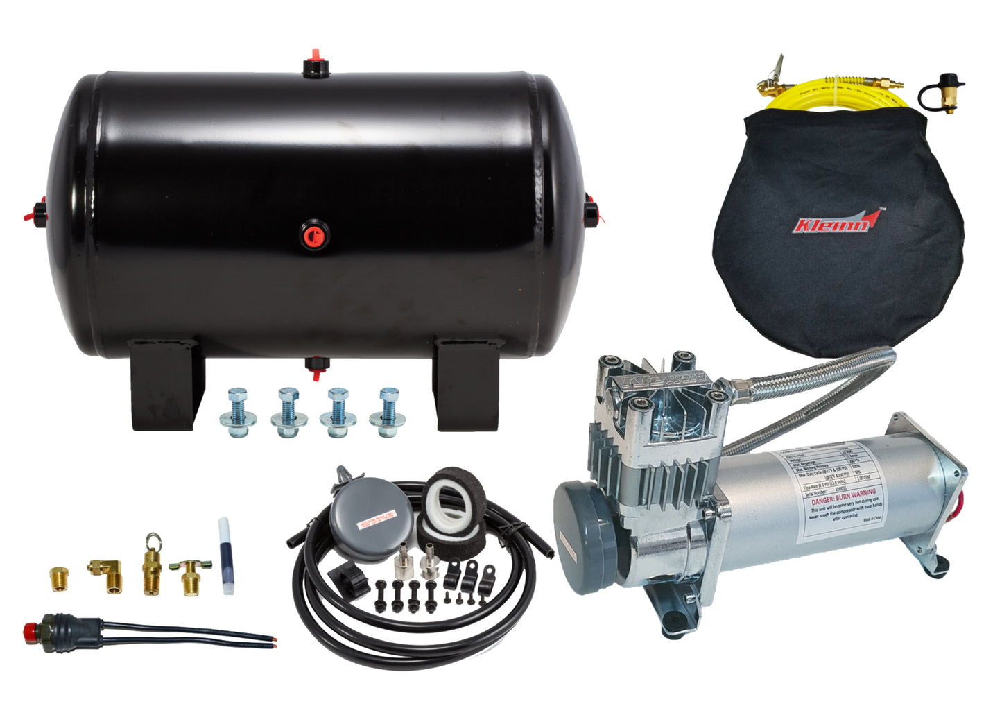 Kleinn Air Horns - 6450 - 150 PSI HD Air System