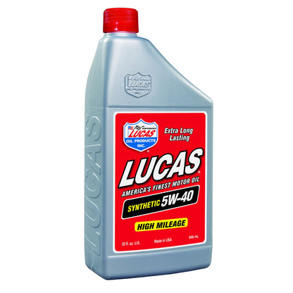 Lucas Oil Products Synthetic SAE 5W-40 Motor Oil 10189