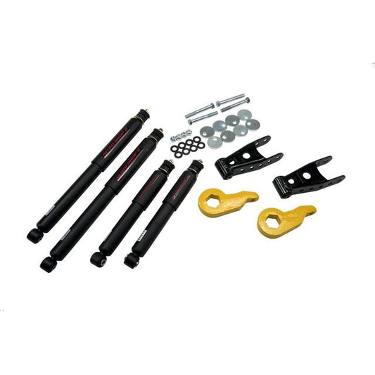 BELLTECH 936ND LOWERING KITS Front And Rear Complete Kit W/ Nitro Drop 2 Shocks 1997-2003 Ford F150 ((All Cabs) 4WD) 1 in. or 3 in. F/2 in. R drop W/ Nitro Drop II Shocks
