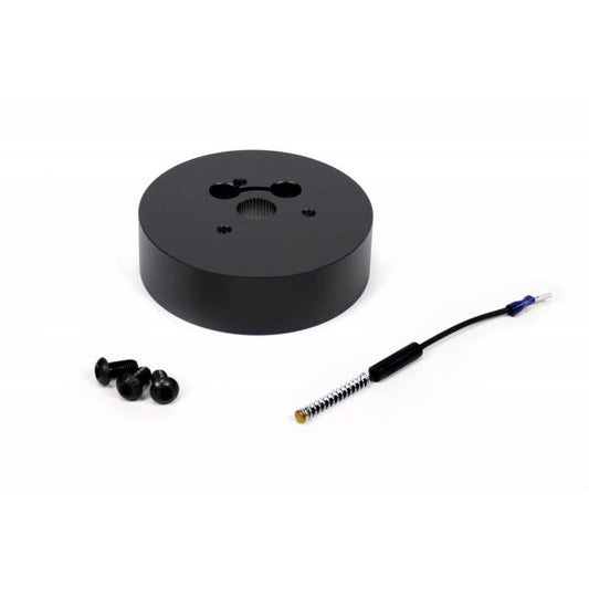 IDIDIT Steering Wheel Adaptor; 3 Bolt; CON2R Black Powder Coated 2209330051