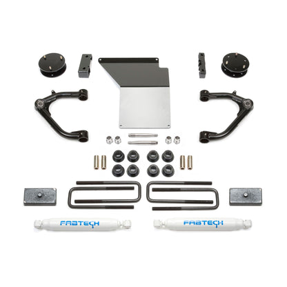 Fabtech 3" UNIBALL UCA SYS W/PERF SH 14-18 GM C/K1500 P/U W/ OE ALM OR STMP STL UCA K1071