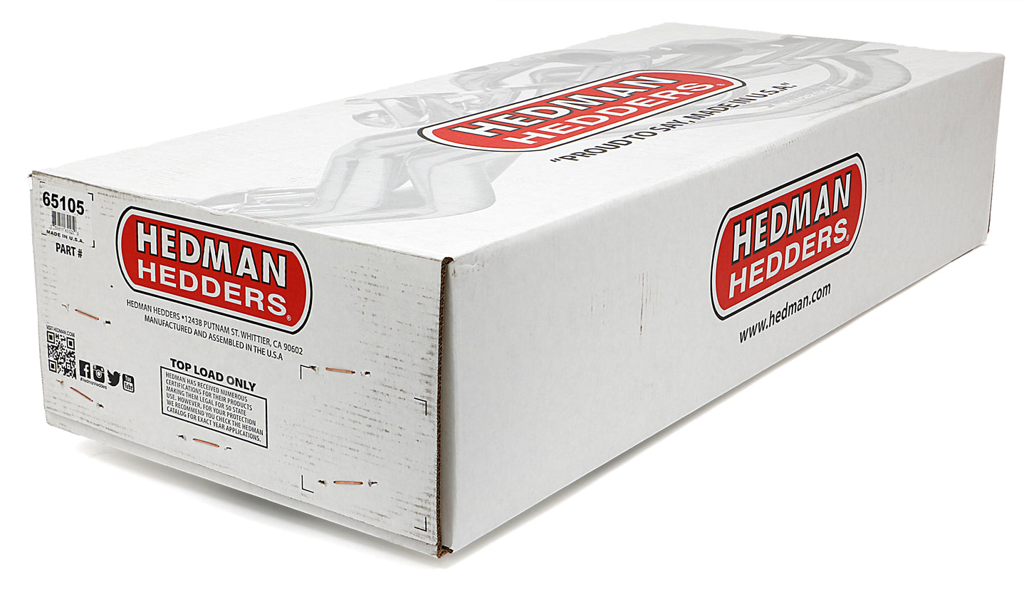 Hedman Hedders STANDARD UNCOATED HEADERS; 2 IN. TUBE DIA.; 3 IN. COLL.; FULL LENGTH DESIGN 65105