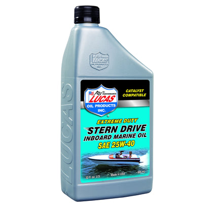Lucas Oil Products Stern Drive Inboard Engine Oil SAE 25W-40 10677
