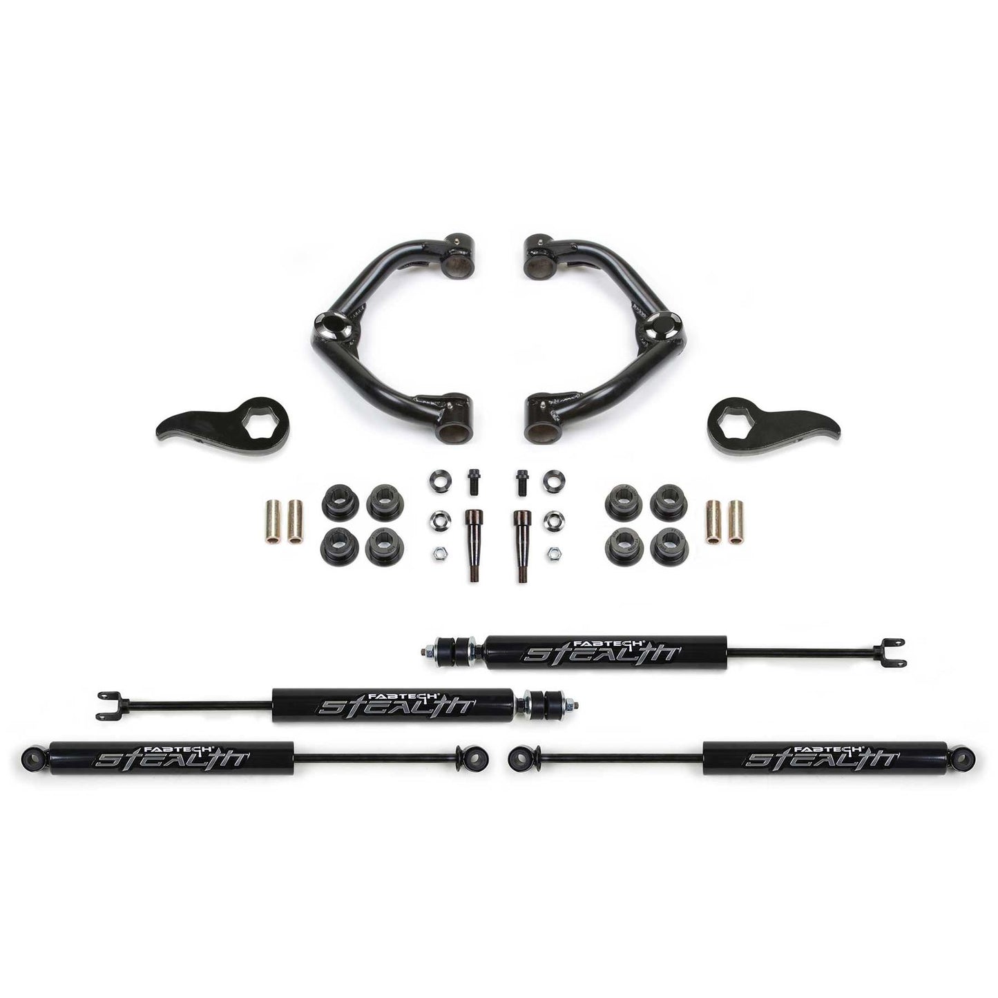 Fabtech 3.5 in. UNIBALL UCA KIT W/ STEALTH 2020-22 GM K2500HD K1155M