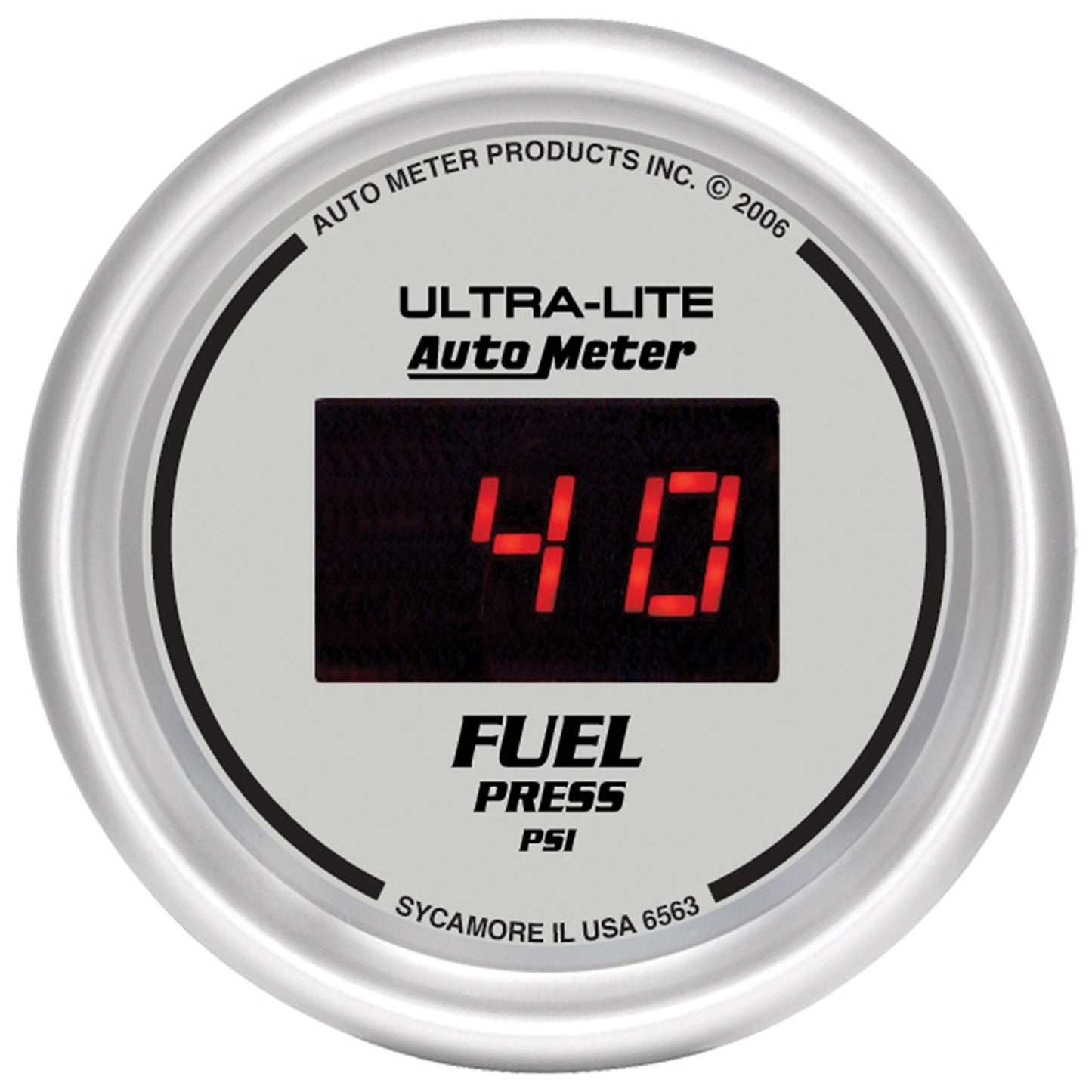 AutoMeter 2-1/16 in. FUEL PRESSURE 5-100 PSI ULTRA-LITE DIGITAL 6563