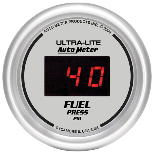 AutoMeter 2-1/16 in. FUEL PRESSURE 5-100 PSI ULTRA-LITE DIGITAL 6563