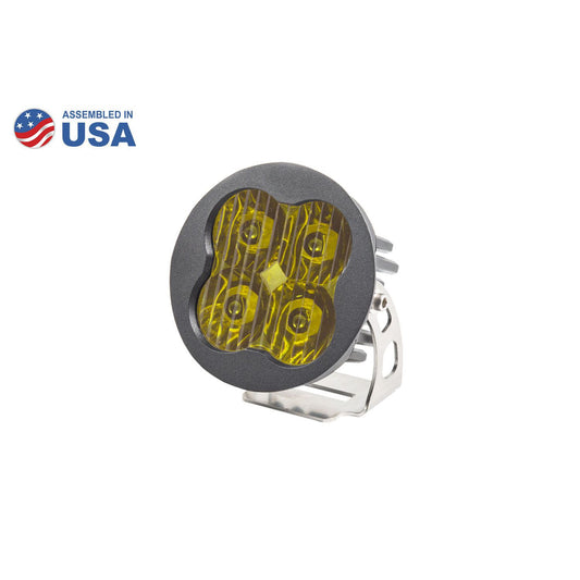 Diode Dynamics - DD6148S - Worklight SS3 Pro Yellow Driving Round (single)