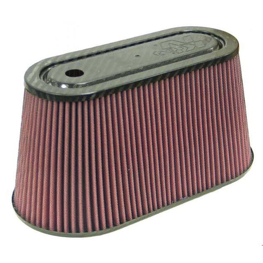 K&N RP-5070 Universal Air Filter - Carbon Fiber Top and Base