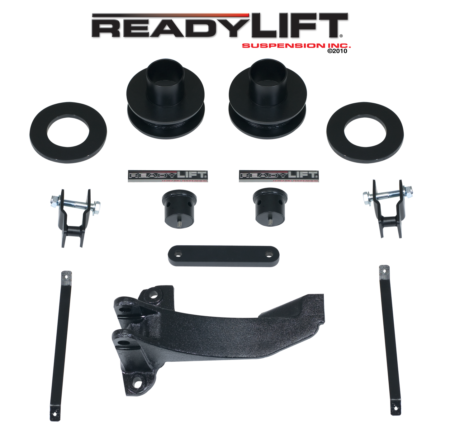 ReadyLift 2005-07 FORD F250/F350/F450 2.5'' Front Leveling Kit with Track Bar Bracket 66-2515