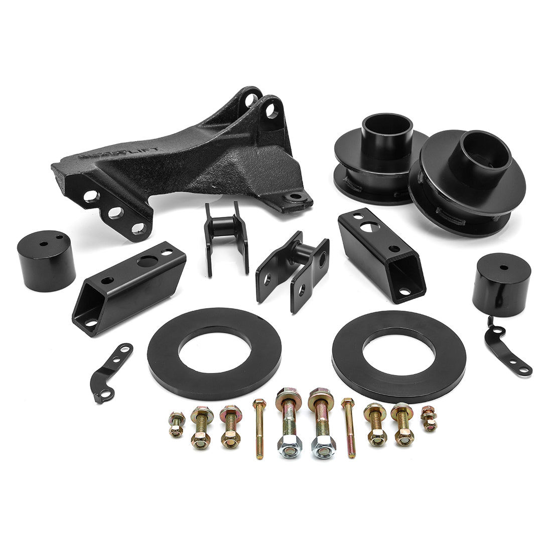 ReadyLift 2011-18 FORD F250/F350/F450 2.5'' Leveling Kit with Track Bar Relocation Bracket 66-2726