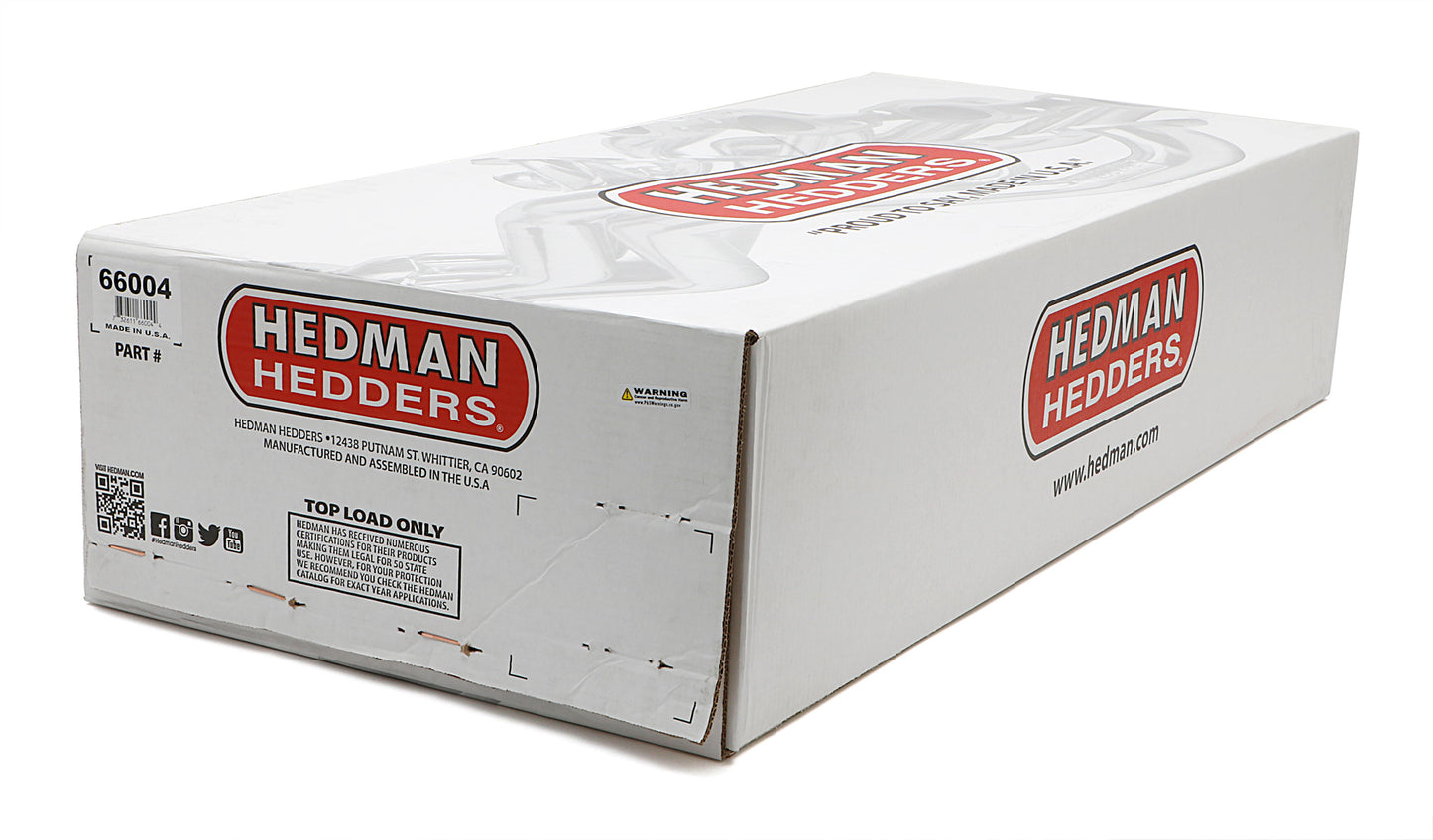 Hedman Hedders HTC COATED HEADERS; 1-3/4 IN. TUBE DIA.; 3 IN. COLL.; FULL LENGTH DESIGN 66004