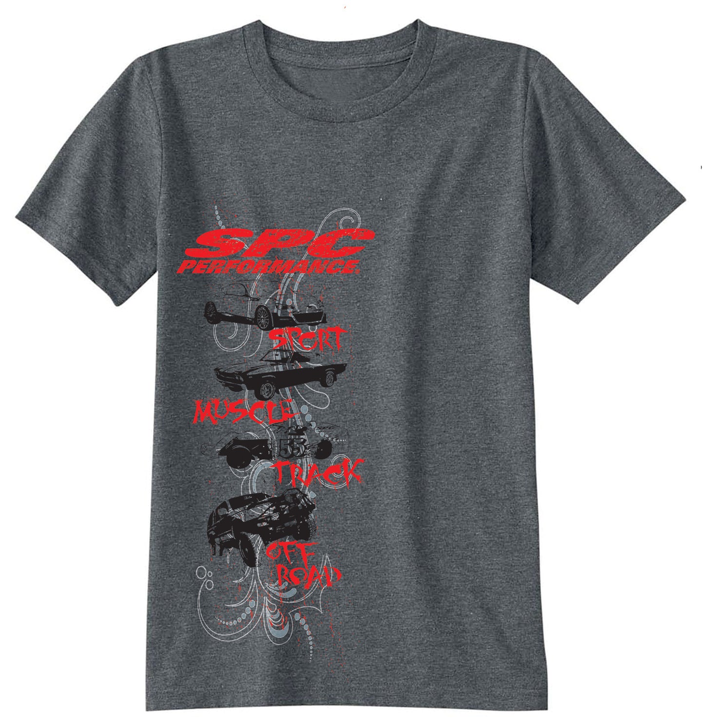 SPC PERF T-SHIRT-MEDIUM-GRAY