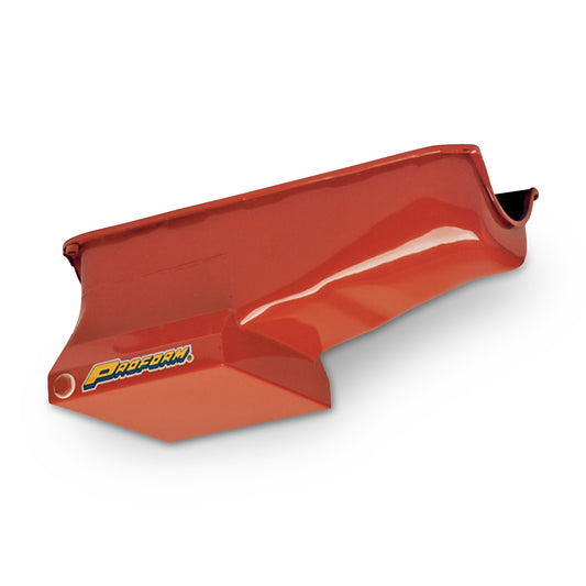 Proform Engine Oil Pan; Low Profile Design; Hi-Capacity; 7 Quart; Chrome; SB Chevy 66167