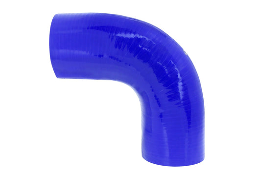 HPS Performance Silicone 90 Degree Elbow Coupler HoseHigh Temp 4-ply Reinforced5-1/2" IDBlue HTSEC90-550-L187-BLUE