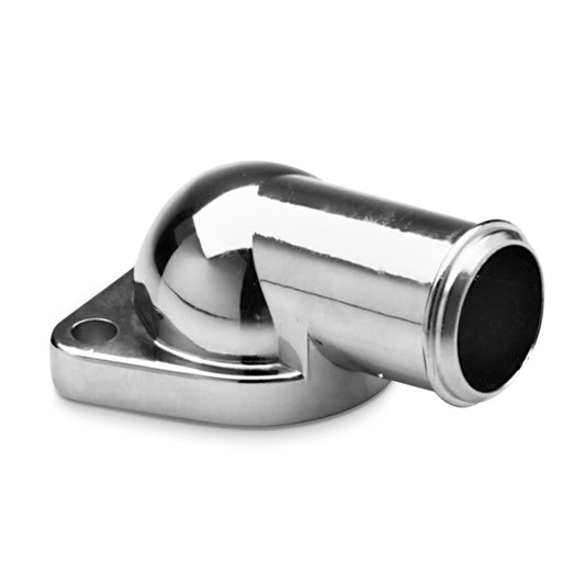 Proform Water Neck; Chrome; O-Ring Style; For Pontiac V8 Engines 1964-1981; 90 Degree 66212