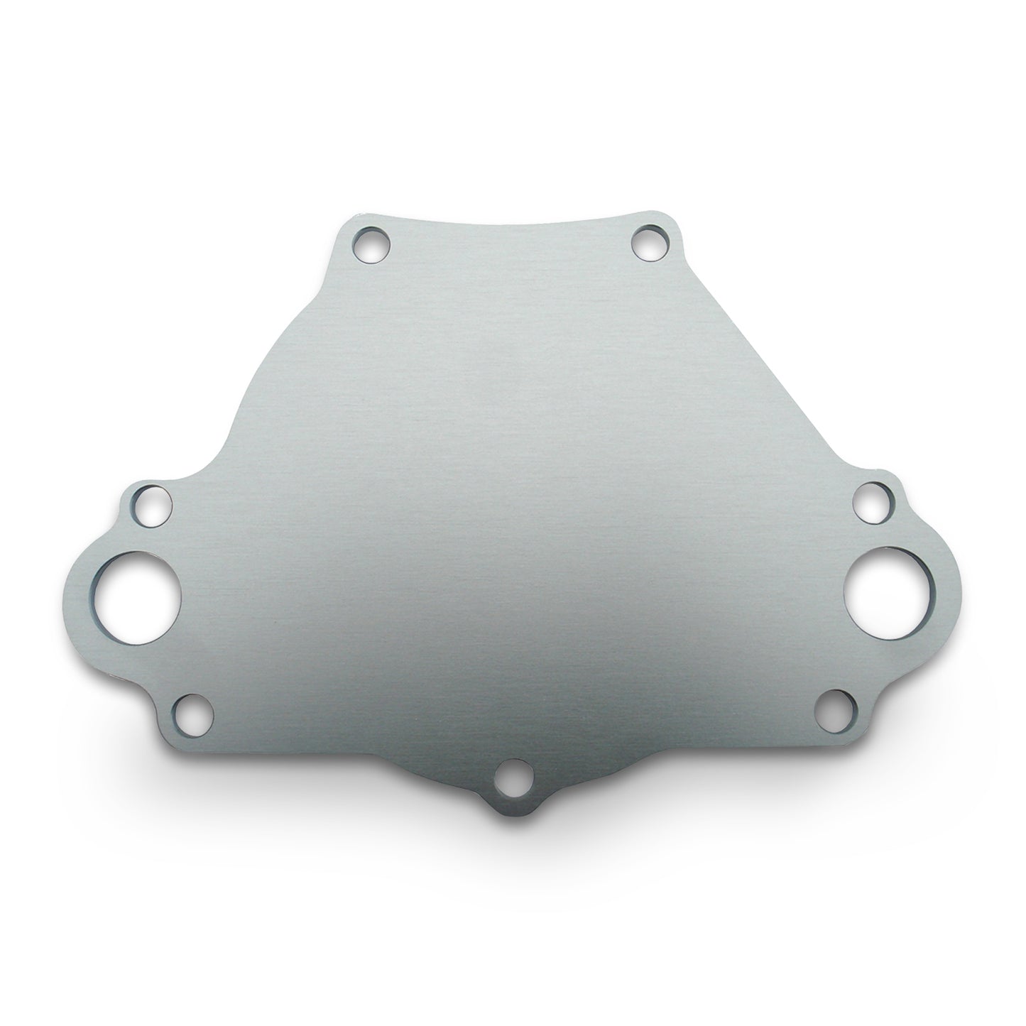 Proform Water Pump Backing Plate; SB Mopar Engines; Billet Aluminum; Natural Finish 66237