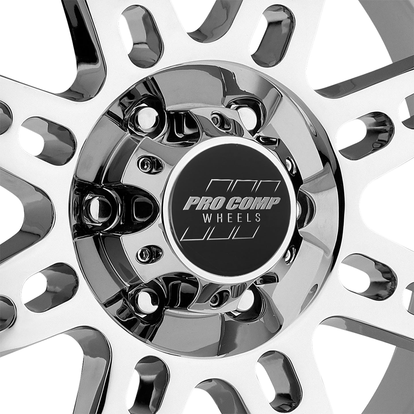 Pro Comp Wheels Stryker Chrome 20x9 6x5.5 5BS Offset 0mm Cap P/N 603165500 6631-2983
