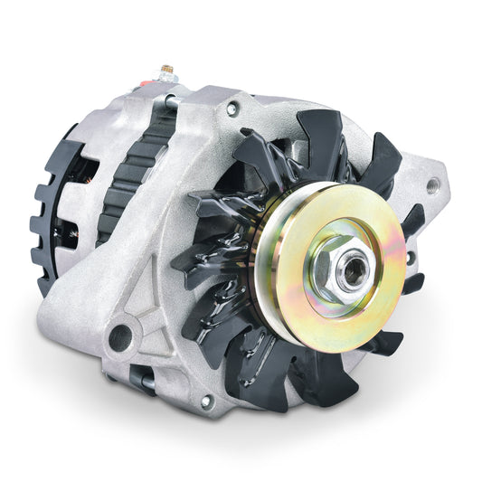 Proform CS130 Alternator; 160 AMP; GM CS130; 1-Wire; Machined Pulley; Satin; 100% New 66430.16N